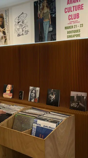Avant Culture Club Singapore vinyl store