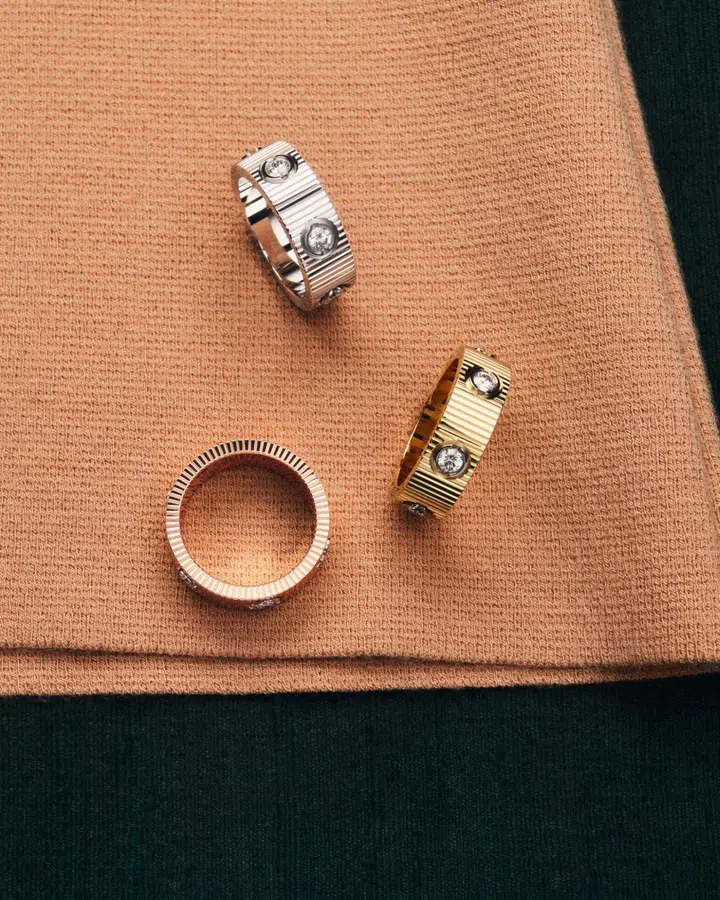 Cartier Love Unlimited diamond rings