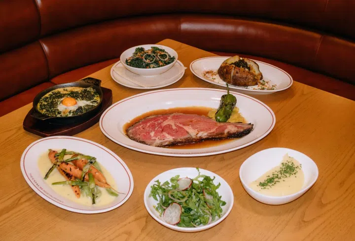 Coach Restaurant Singapore review - Sunday Prime Rib steak set