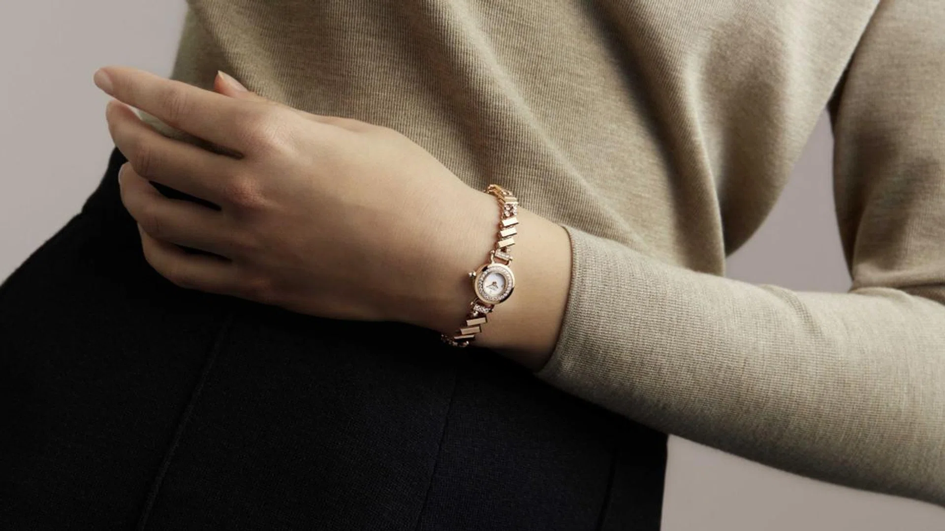 The Faubourg Polka from Hermes is a contemporary jewellery watch. Credit: Hermes