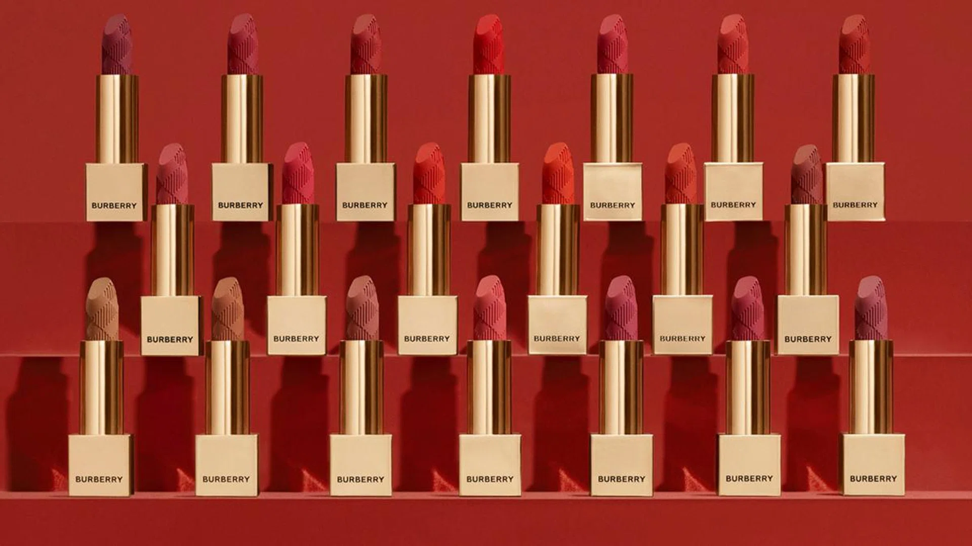 Matte about Burberry Kisses. Credit: Burberry