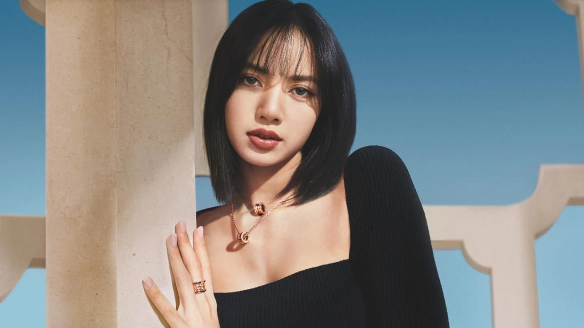 Bvlgari amabassador Lisa from Blackpink sports the maison's new B.Zero1 Rock pieces. Credit: Bvlgari