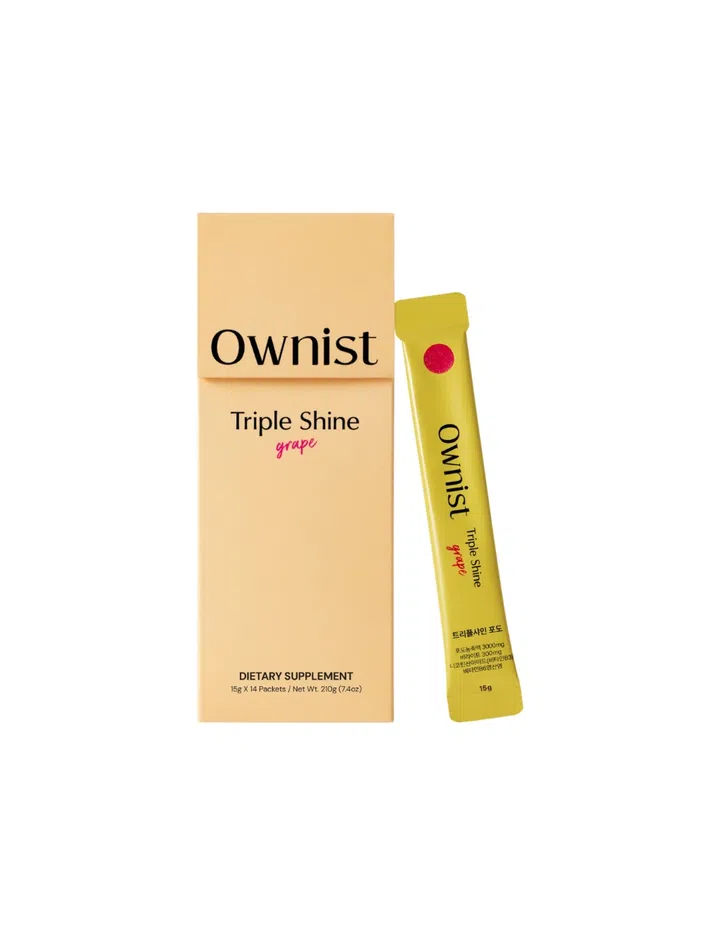 korean skincare supplements ownist triple shine grape jelly sticks