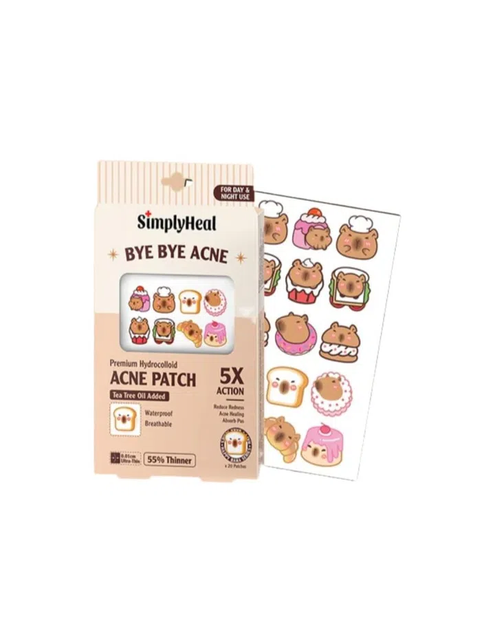Cute pimple patches Singapore - Simplyheal Capybara acne patch