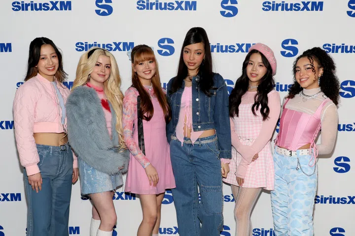 NEW YORK, NEW YORK - FEBRUARY 15: (L-R) Lexi, KG, Kendall, Camila, Kaylee, and Savanna of VCHA visit SiriusXM Studios on February 15, 2024 in New York City. (Photo by Dia Dipasupil/Getty Images)