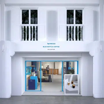 nespresso blue bottle coffee pop up singapore