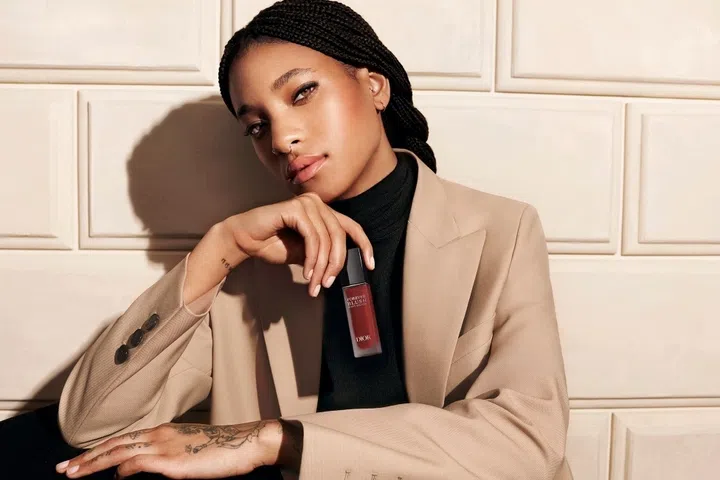 willow smith dior forever blush soft filter