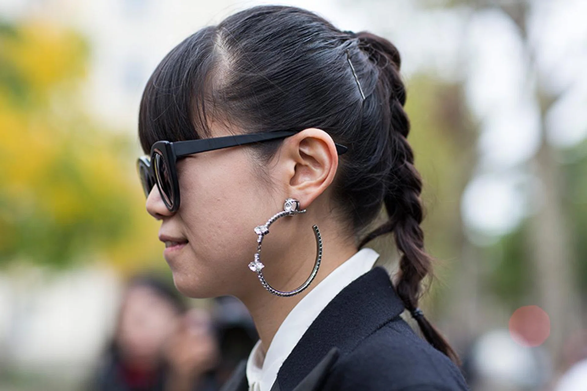 hoop earrings