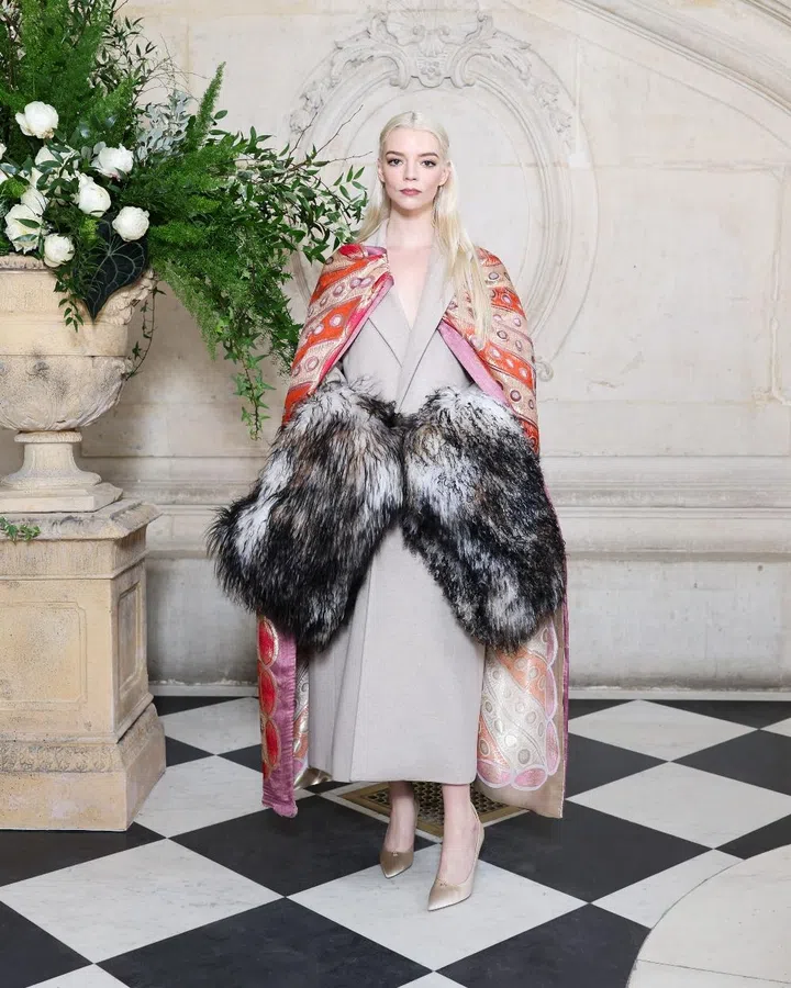 anya taylor joy dior haute couture 2026 paris