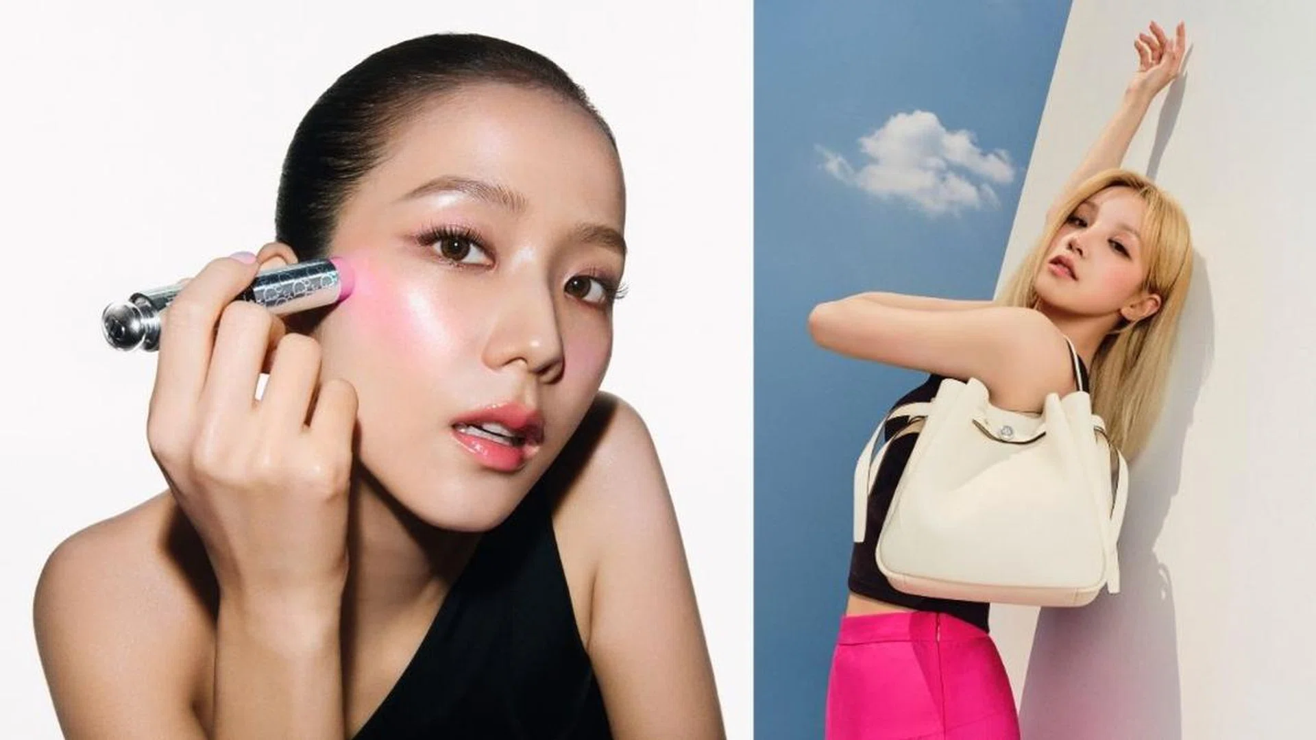 Pink blush main image dior beauty jisoo and tory burch song yu qi