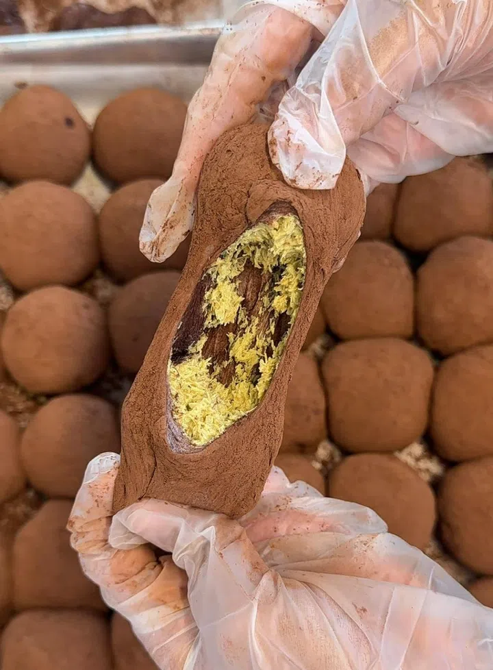 dubai chewy cookie Singapore at Two Bake Boys cafe