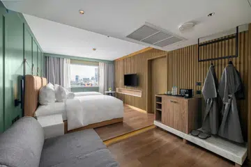 The Junior Suite at Maison Hotel Bangkok.