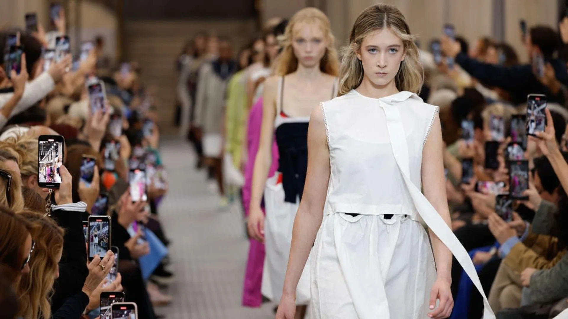 Miuccia Prada's message for next season: dress however you want! Credit: Miu Miu