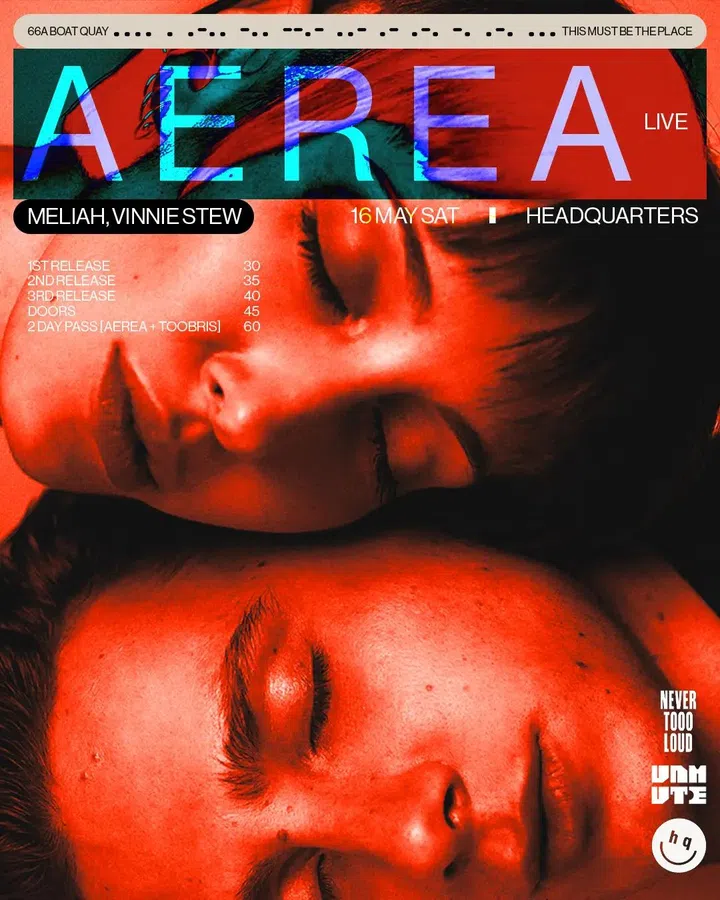Best parties Singapore May 2026 - Aerea Thugshop
