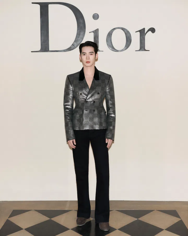 Yu Shi at Dior Spring Summer 2027 show Paris Fashion week