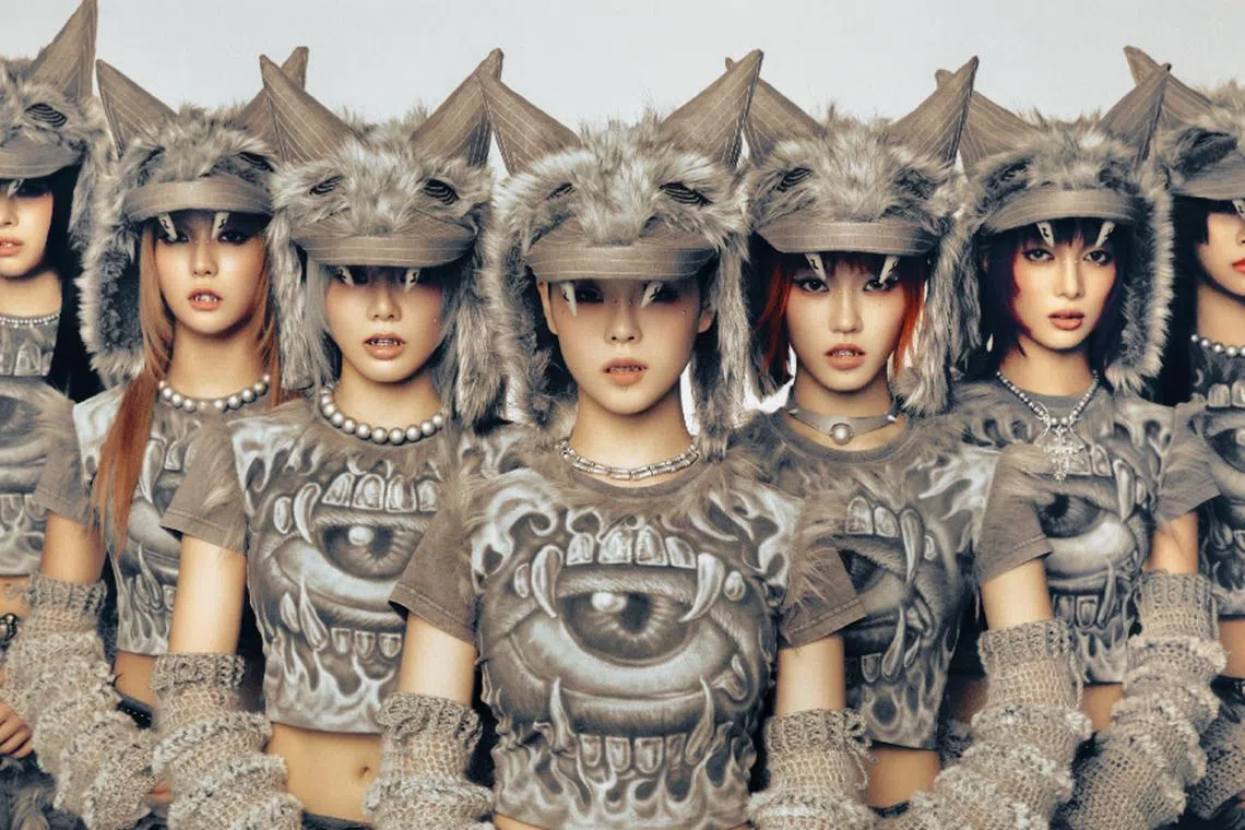 The HOWL XL first Neck Crew XG アイドル Vintage