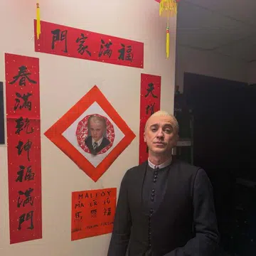 Tom Felton Draco Malfoy Chinese New Year 2026 decorations