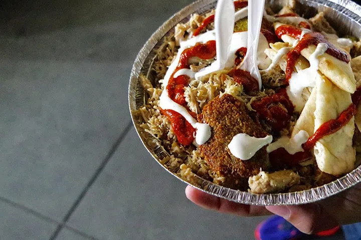 new york city dining halal guys food