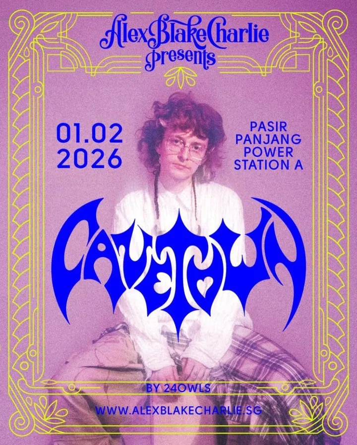 cavetown gig in singapore poster