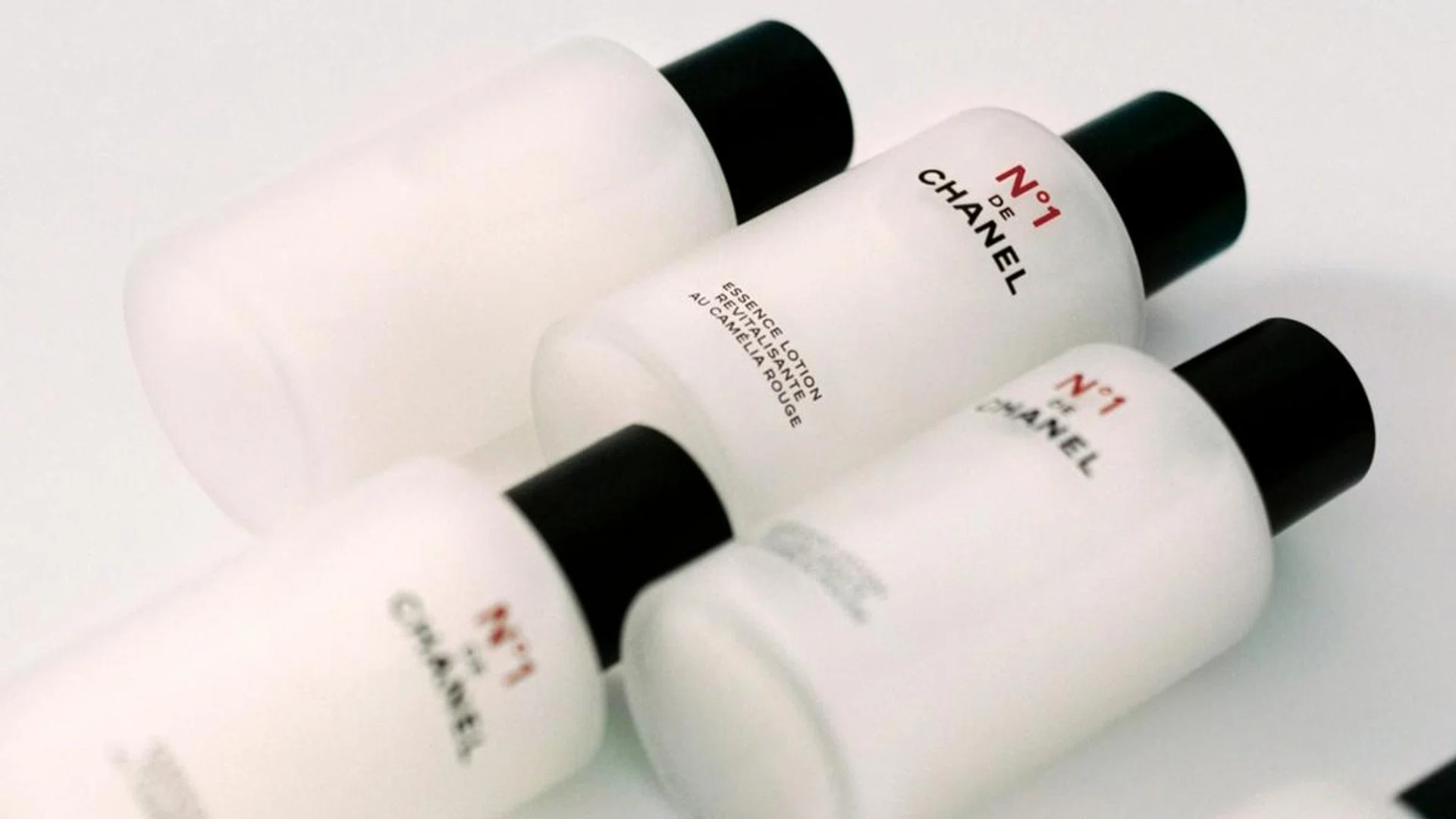 The Nº1 De Chanel collection has been expanded with a new essence (pictured) and body mist. Credit: Chanel