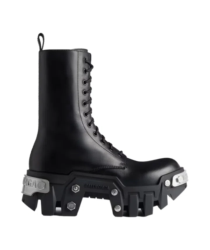Leather boots, $2,790, Balenciaga