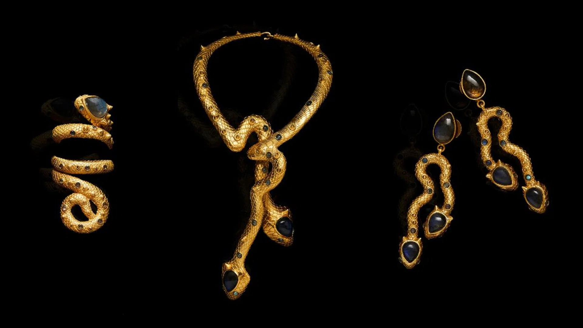 Designs by Boheme SG drew from Peranakan bridal jewellery and Chinese dragon motifs seen in the ACM. Credit: Boheme SG