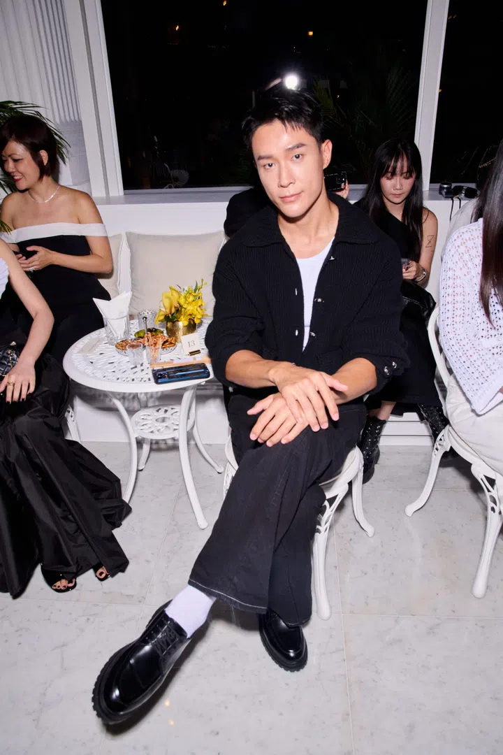 Tyler Ten at Chanel Cruise 2025/26 show in Singapore