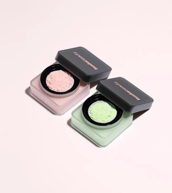 huda beauty green setting powder matcha milk cake singapore