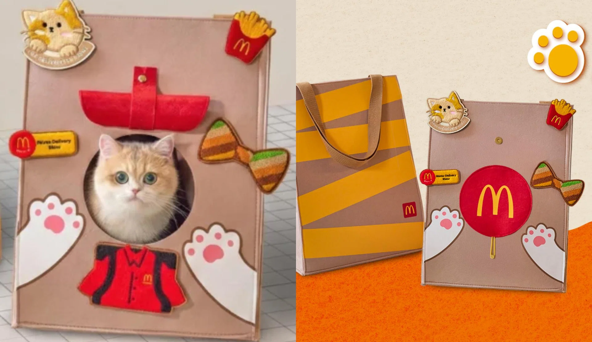 McDonald’s Happy Meow Bag cat carrier Singapore