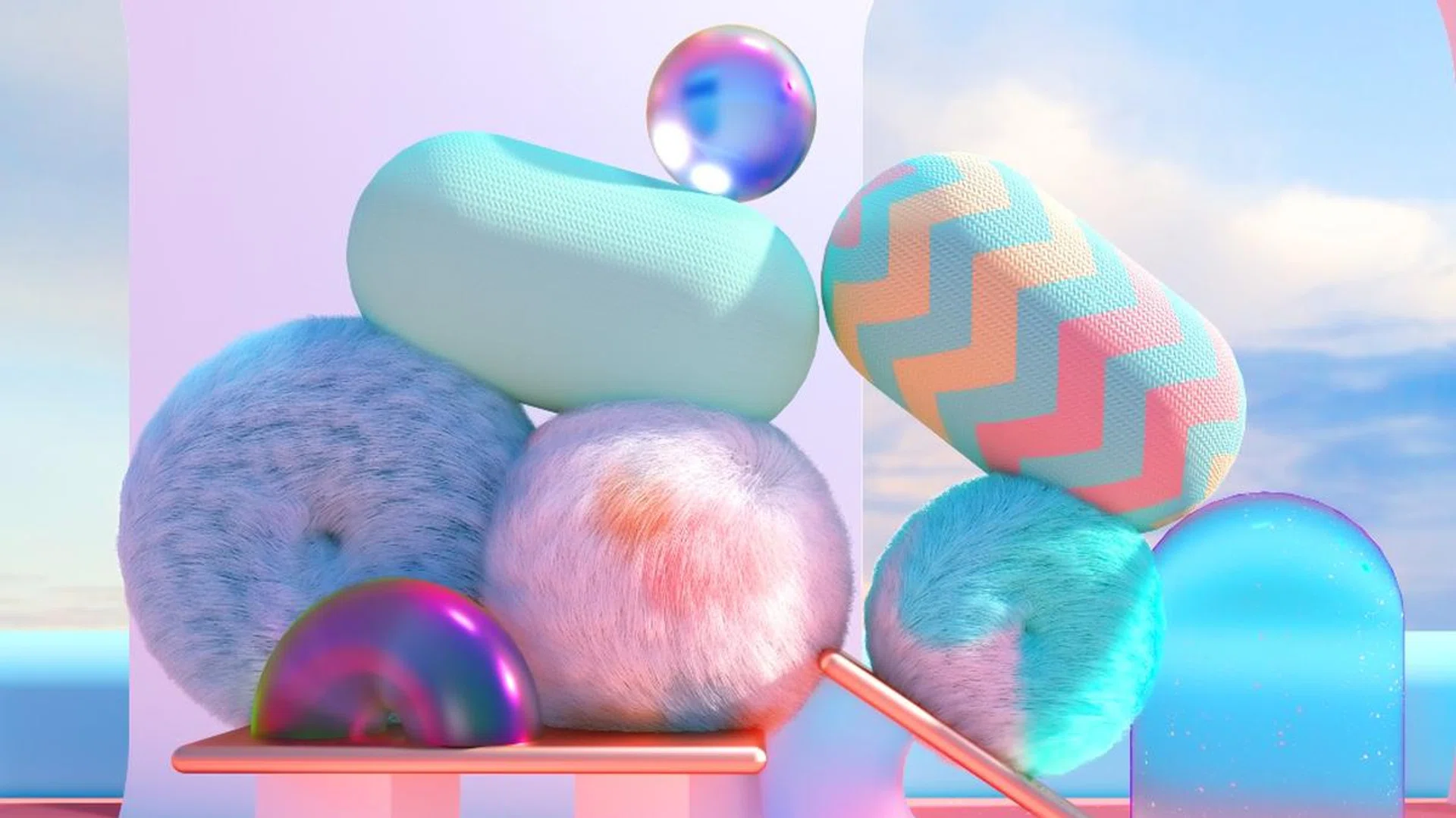 Pastel graphics take life onscreen. Credit: Courtesy