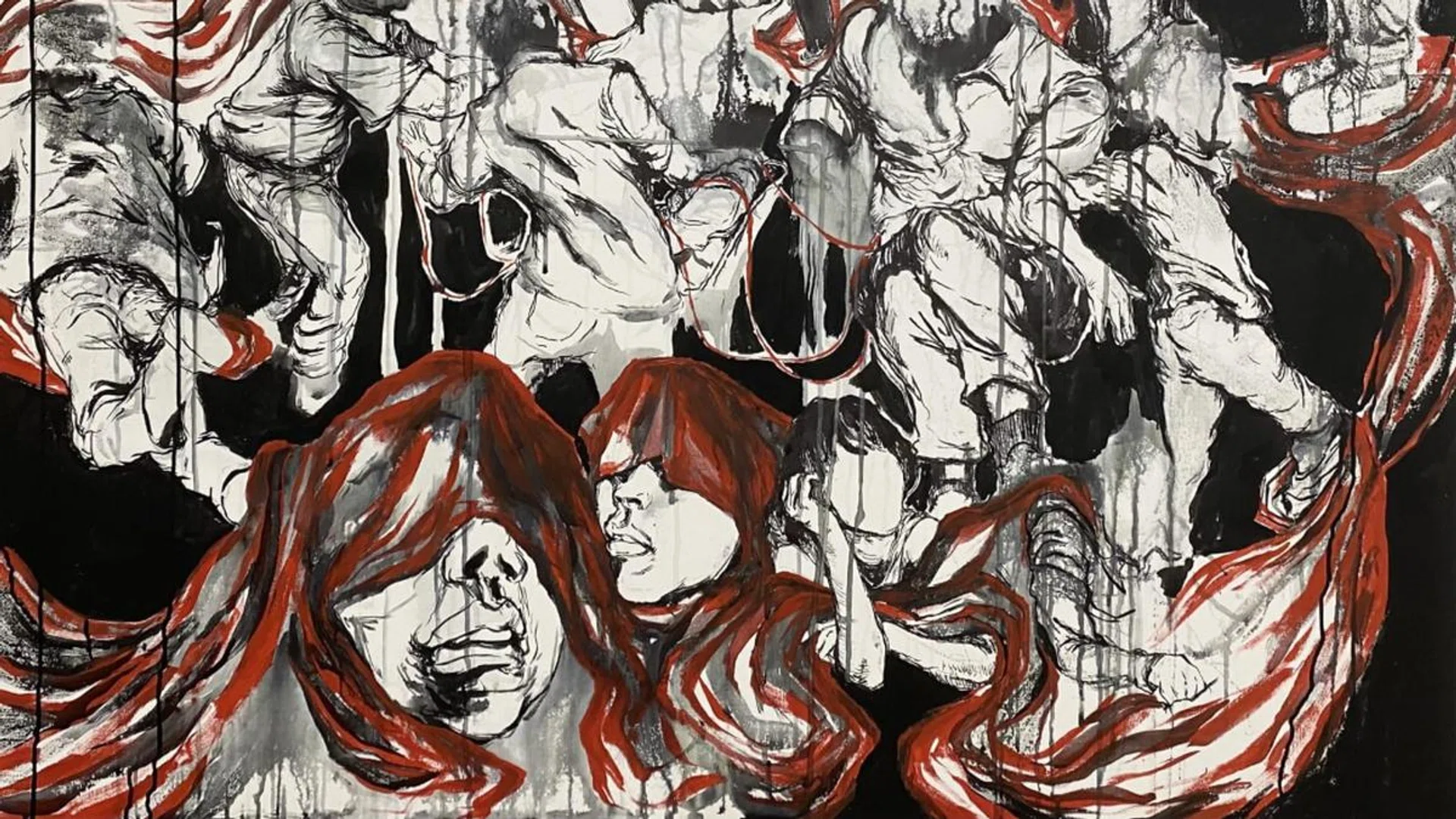 Don't miss out on Cuturi Gallery's new show called Fresh Take, where works by eight new artists who have never exhibited before will be show. Pictured here is a mixed media piece by Afiq Danial titled In Between. Credit: Afiq Danial