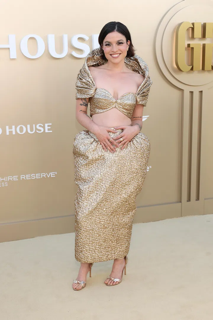 Piper Curda 2026 Gold Gala outfit fashion