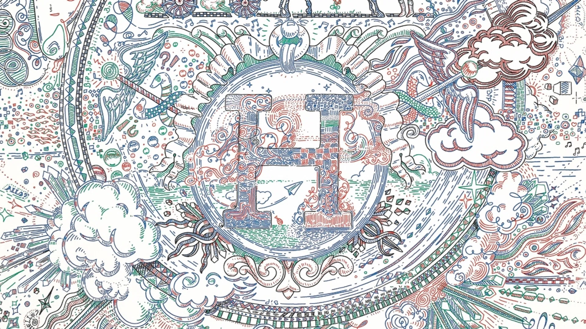 Hermes silk scarf Please Hold The Line