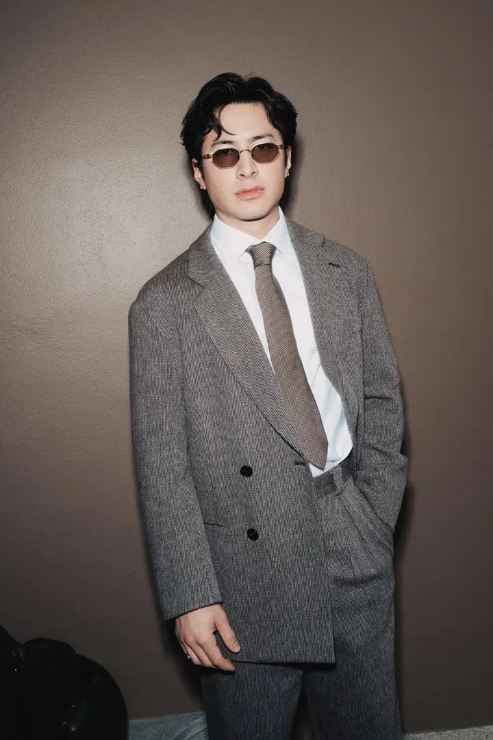 hudson williams  Giorgio Armani milan fashion week 