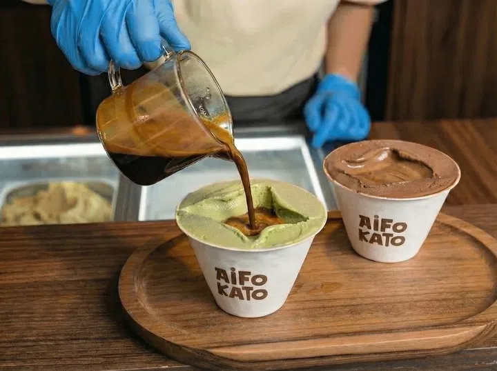Aifokato Singapore DIY affogato cafe