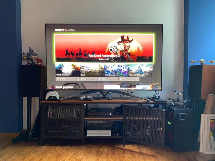 The 'circuit breaker' kicked in sudden enough that I had to quickly set up this corner of the room.