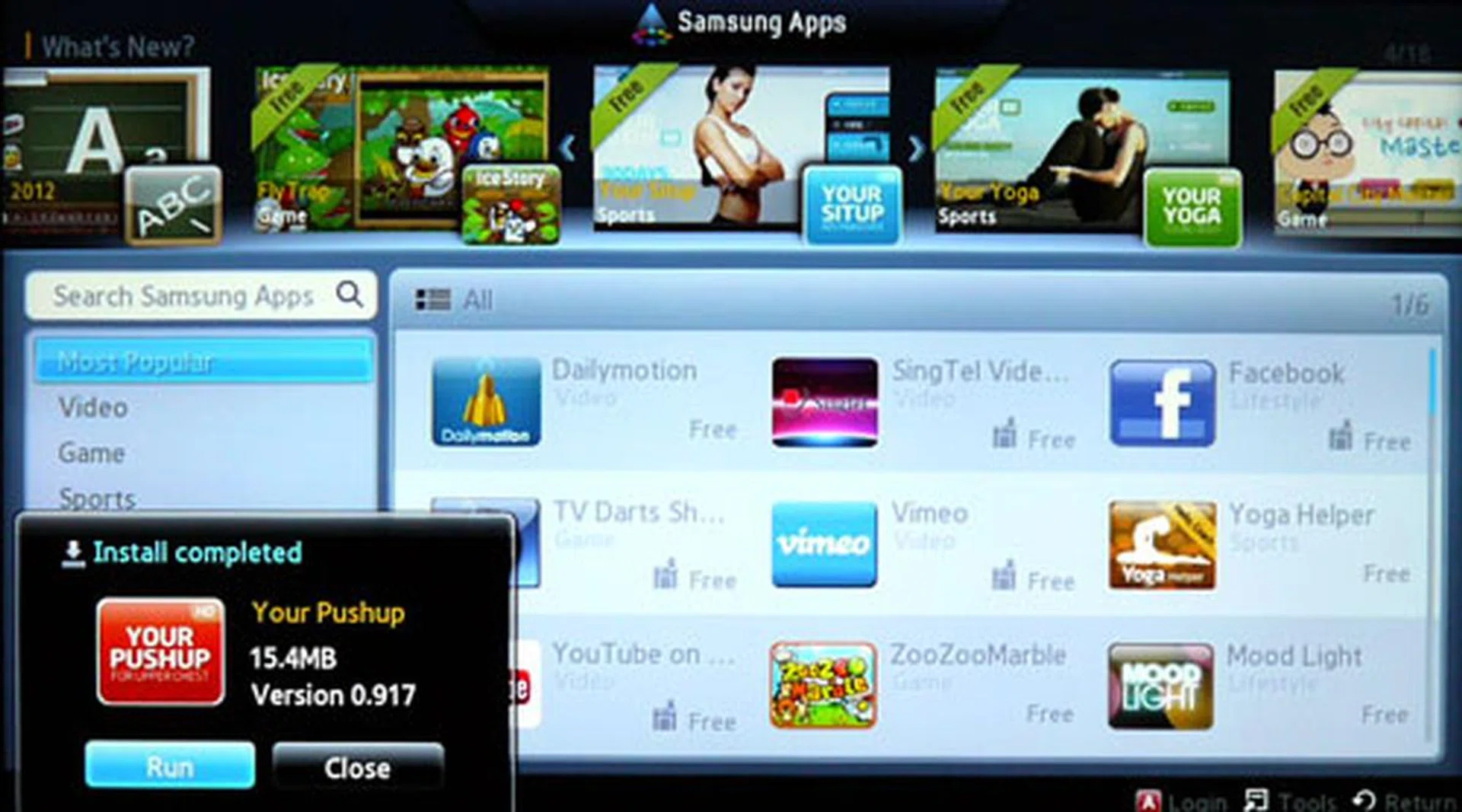 Samsung has an ample apps portfolio but nothing too compelling to show. Video streaming and social media apps like DailyMotion and Facebook will be popular with many we reckon.