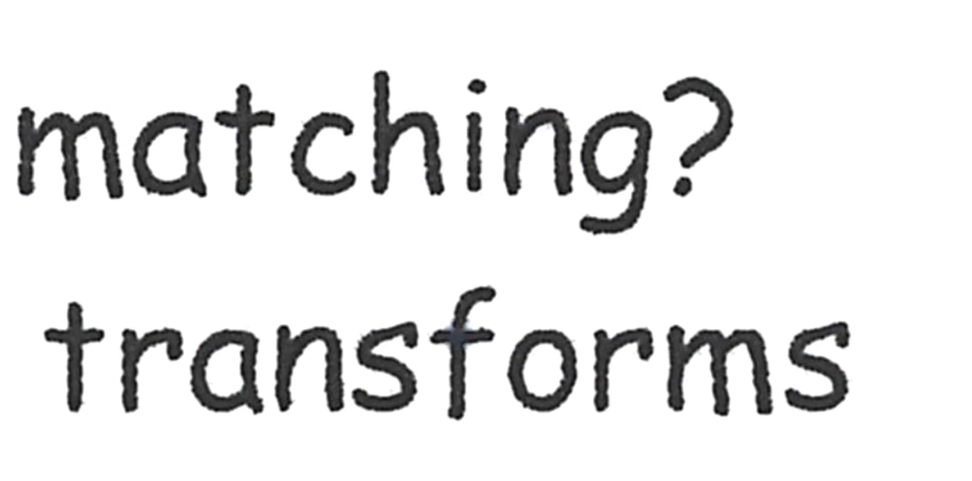 Close-up scan of its text print capability.