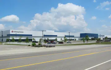 LG Energy Solution branch in Michigan, USA.