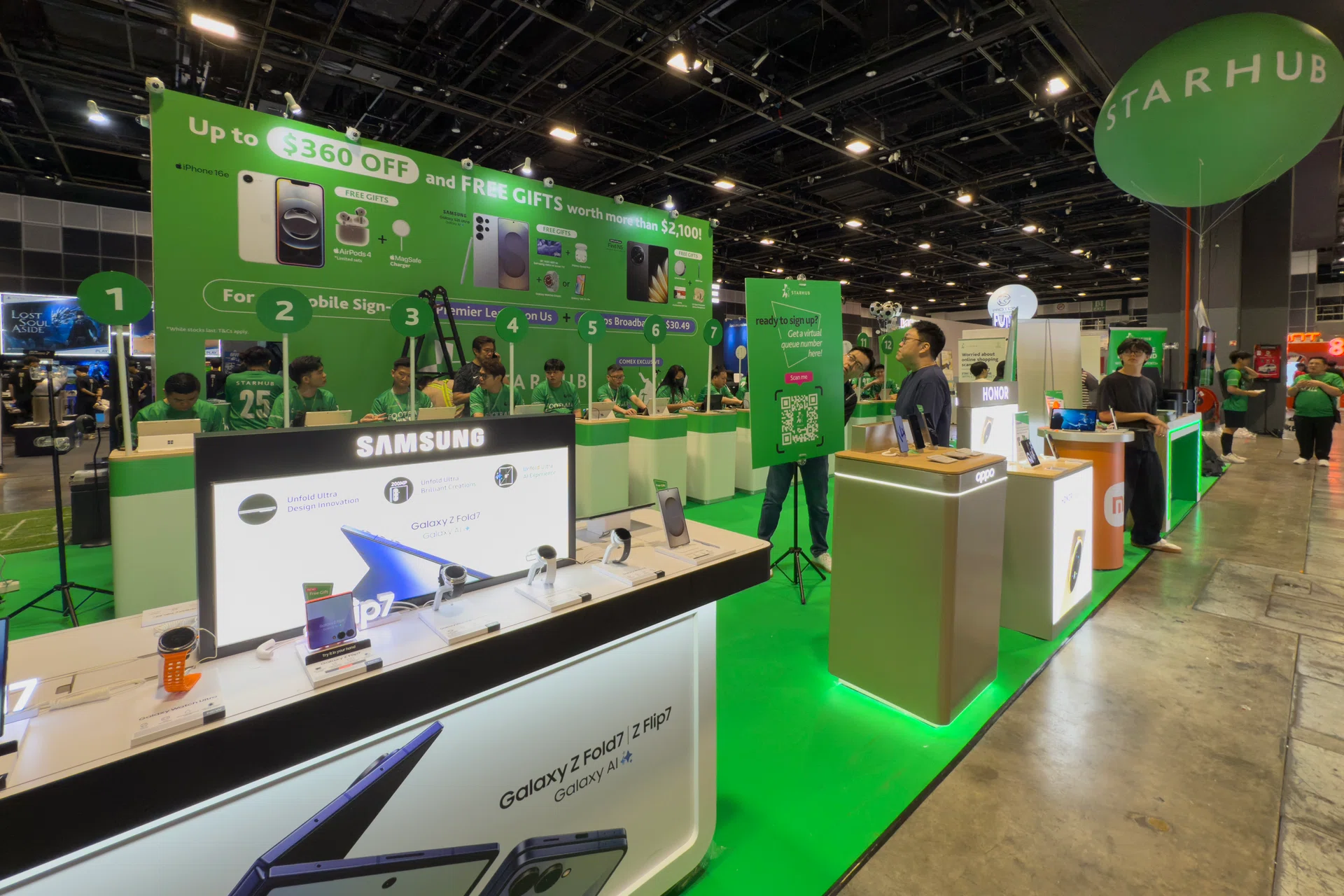 starhub booth 8107 level 4 suntec convention centre comex 2025