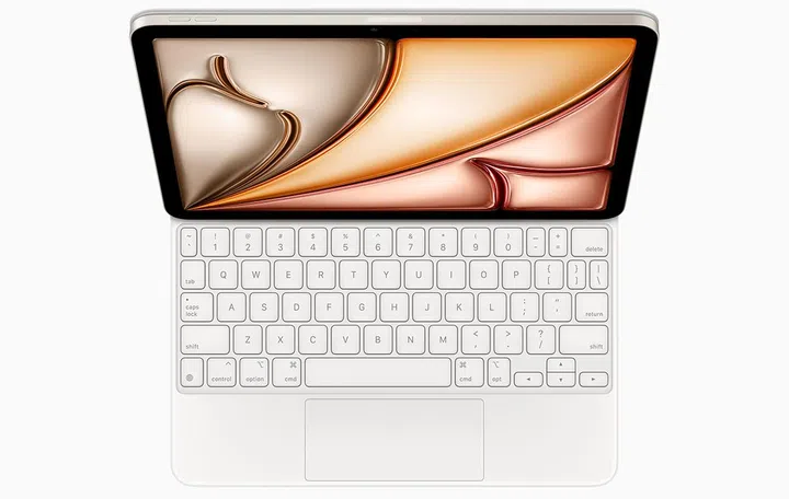 The Magic Keyboard now has a function row. (Image Source: Apple)