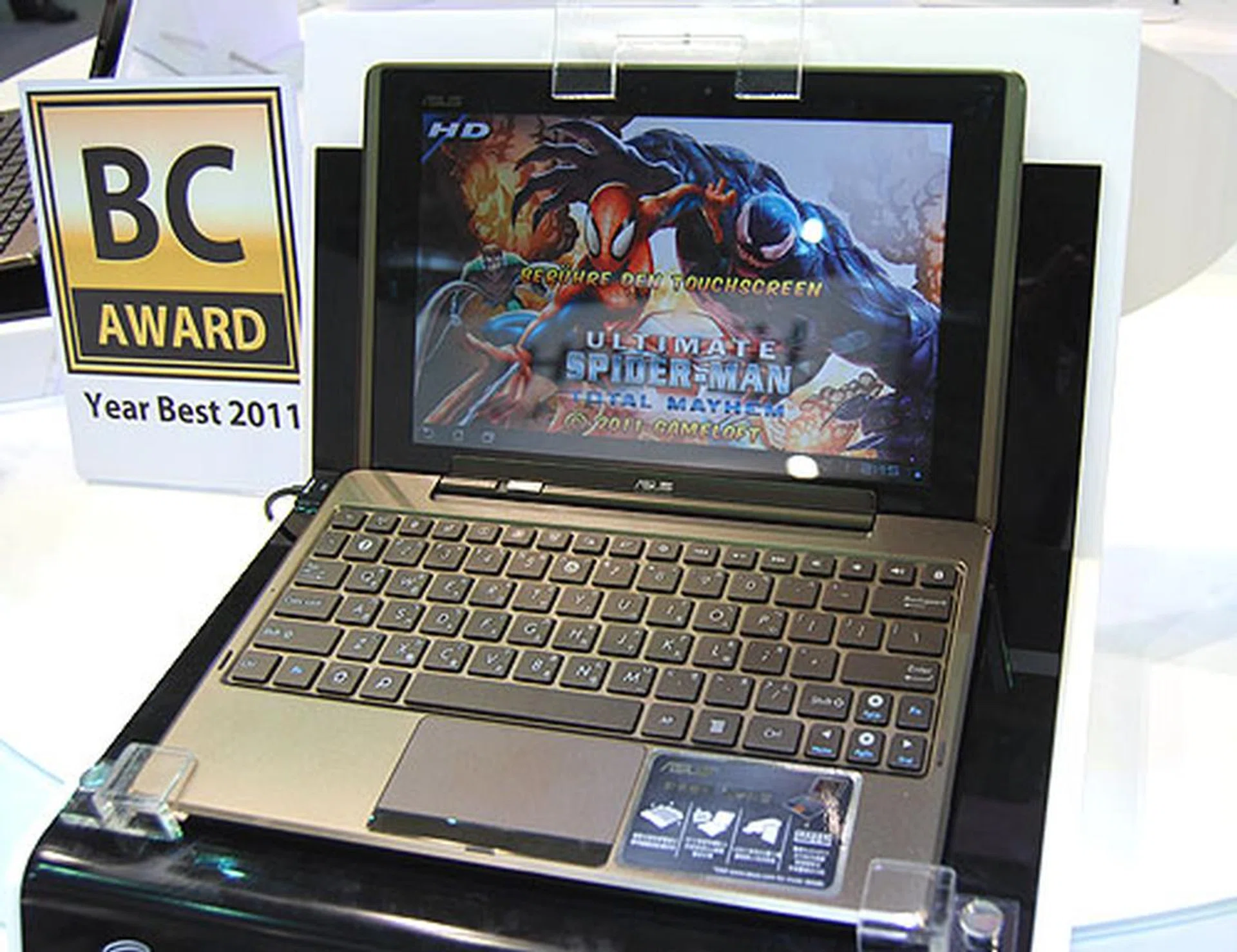 The US$399 ASUS Eee Pad Transformer got a Best Choice award at this year's Computex.  