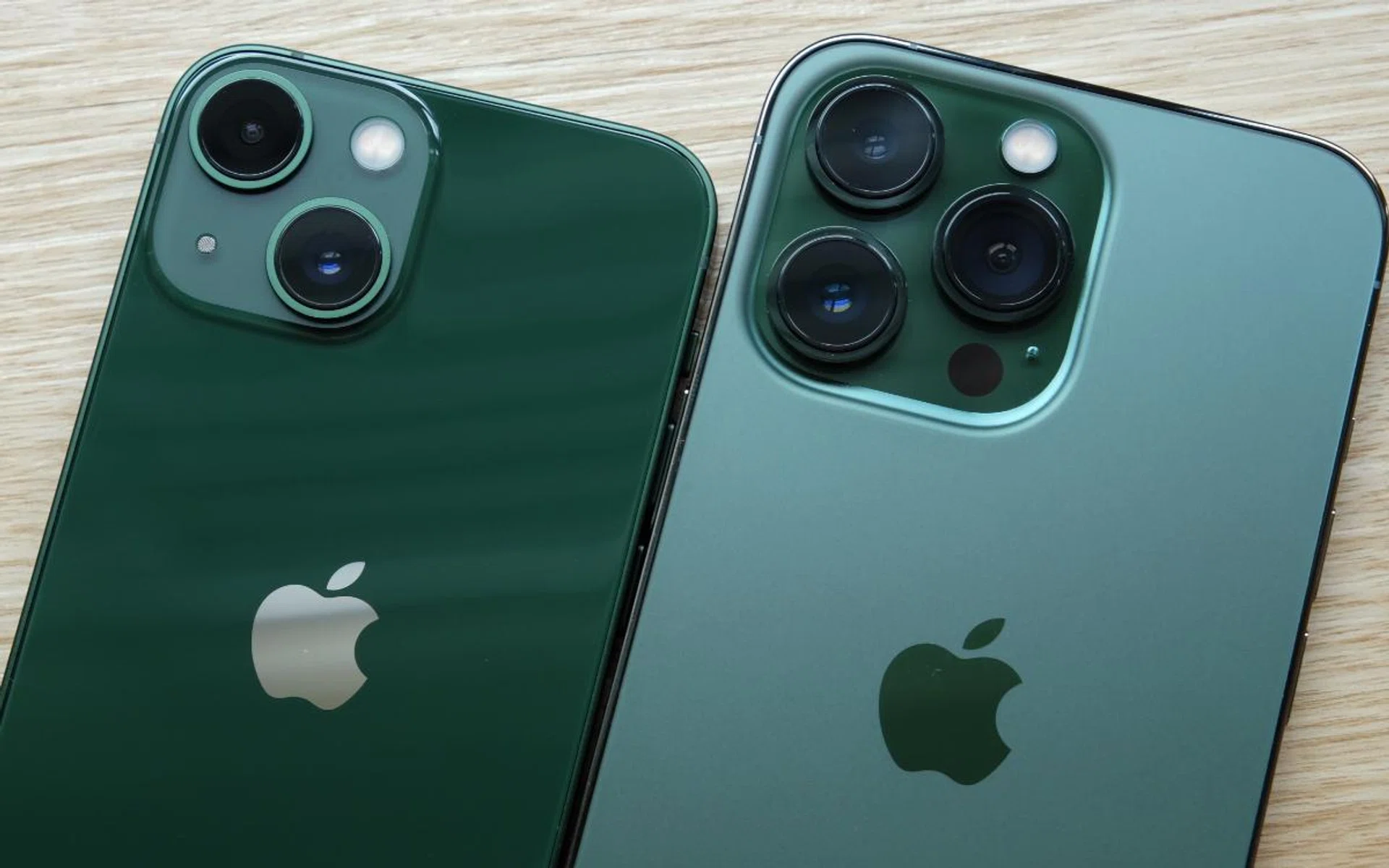 The iPhone 13 Pro and 13 Pro Max's green finish is called "Alpine Green", while the iPhone 13 and 13 Mini is simply called "Green."