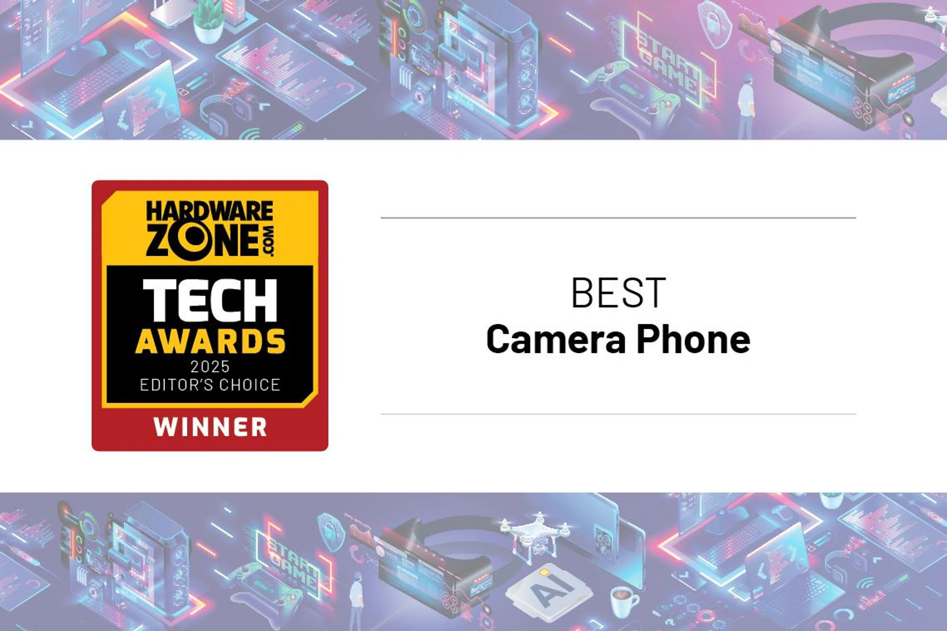 HardwareZone Tech Awards 2025 Best Camera Phone banner image