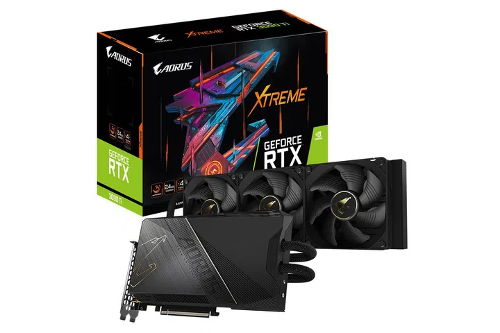 Gigabyte Aorus GeForce RTX 3090 Ti Xtreme WaterForce 24G.