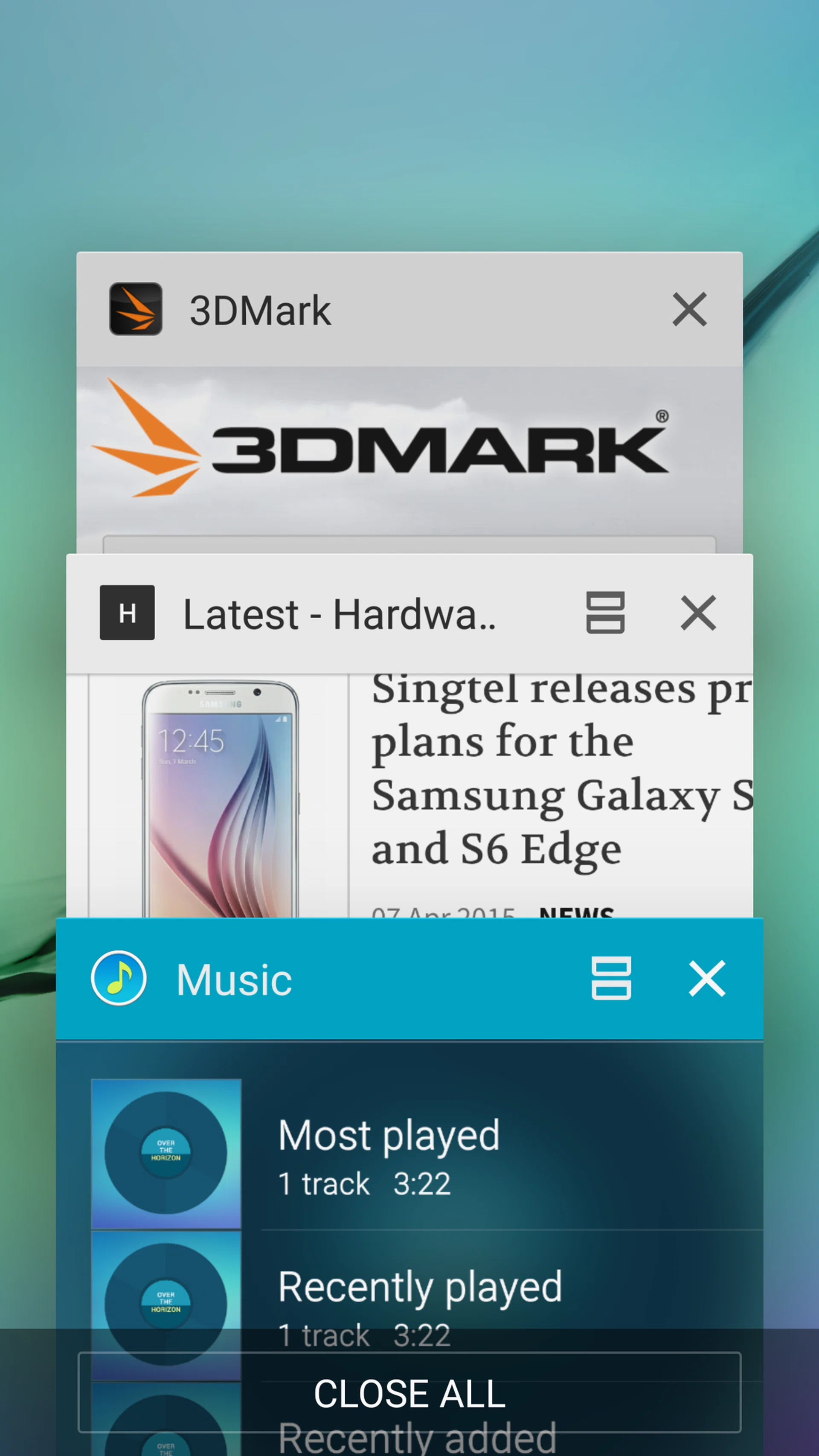 Multi-tasking is easier than ever. Just tap the split-screen icon on any supported app in the recent apps menu.