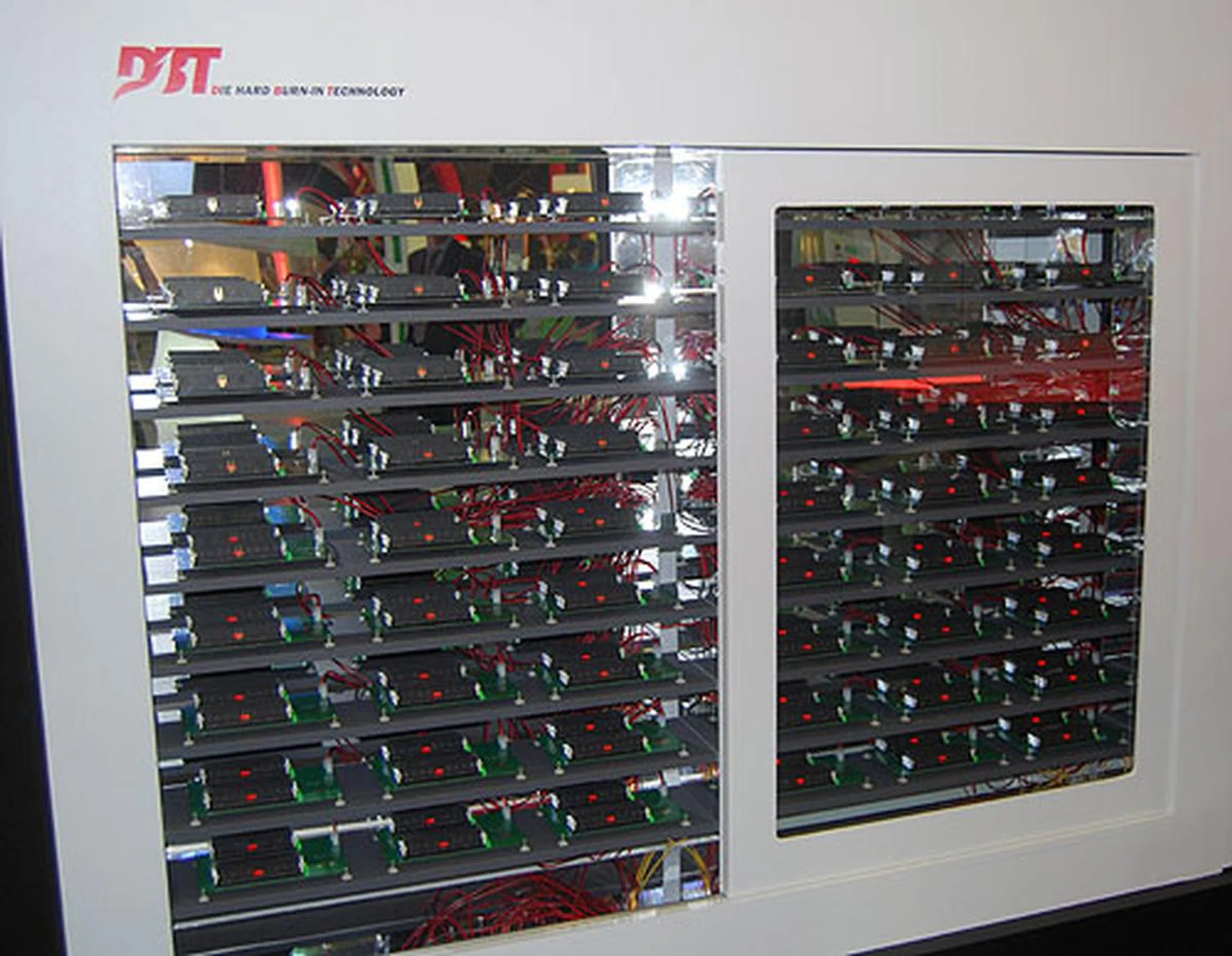  This piece of equipment 'burns' in the memory modules to ensure that there are no manufacturing defects.  