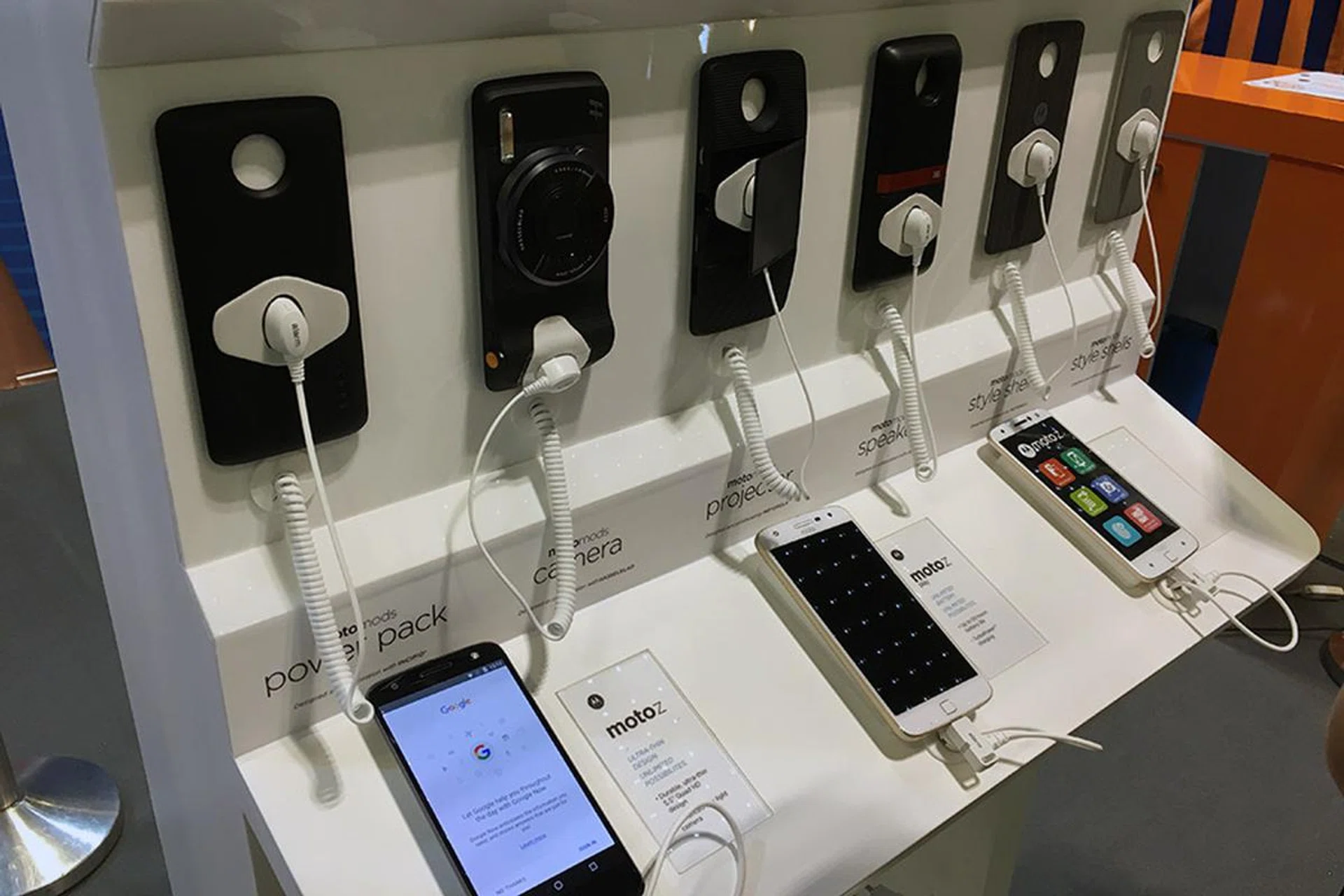 The Moto Z has a nice 5.5-inch QHD AMOLED display and powerful Snapdragon 820 processor, but its main appeal is the ability to transform into something else when you snap on a Moto Mod. Going for $899 (U.P: $999) just for the phone.