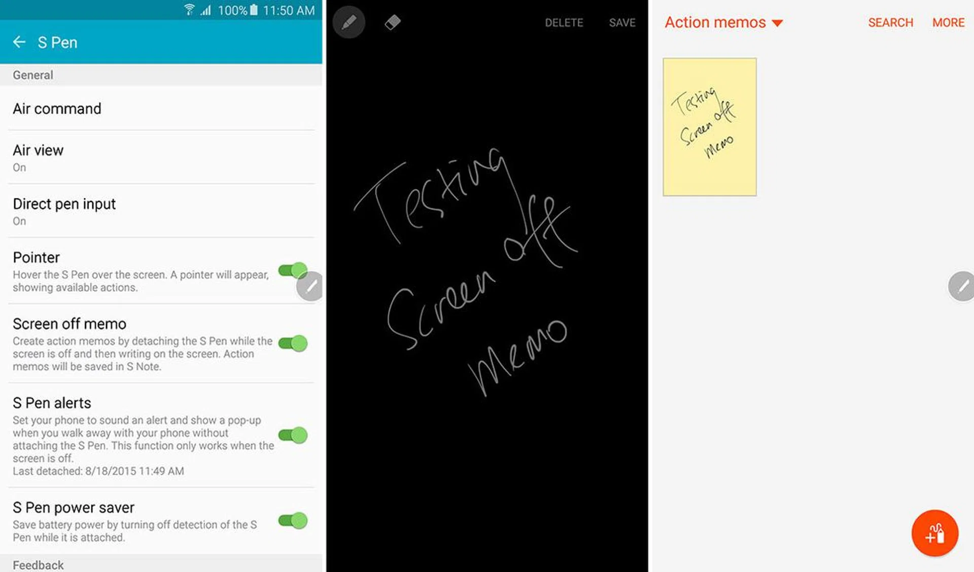 Probably so as not to throw users off, Screen Off Memo, which I deem the best S Pen feature on the Note 5, isn't turned on by default.