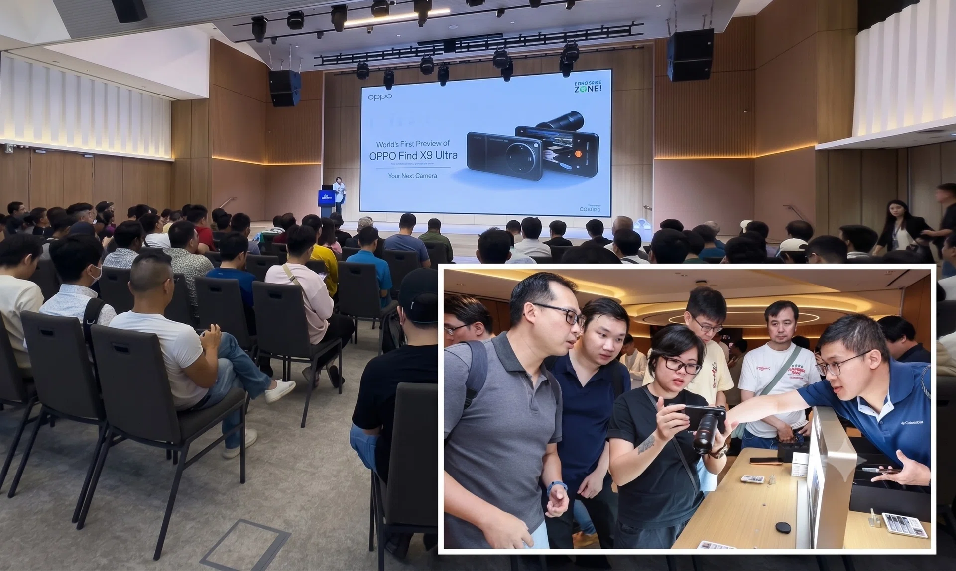 Photos depicted a HardwareZone member event